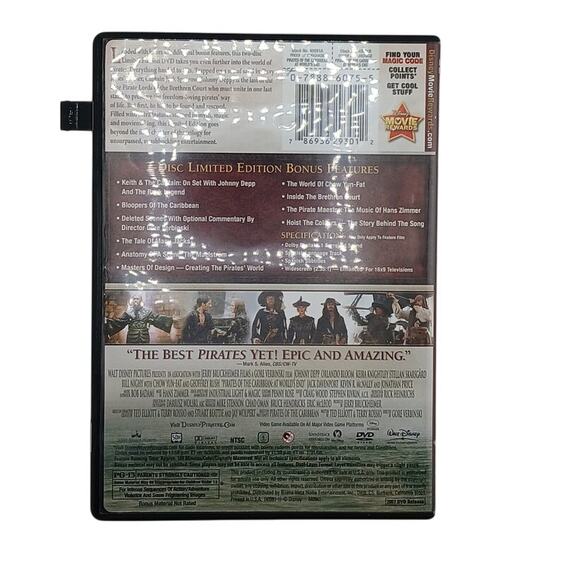 DVDs x2 Double Feature Dream Girls Pirates of the Caribbean at Worlds End Movies - Picture 10 of 10